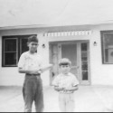 In front of Main House 1950s